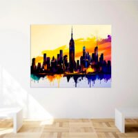 Tableau art décoratif mural – New York City vu de Manhattan tableau art décoratif mural new york city vu de manhattan