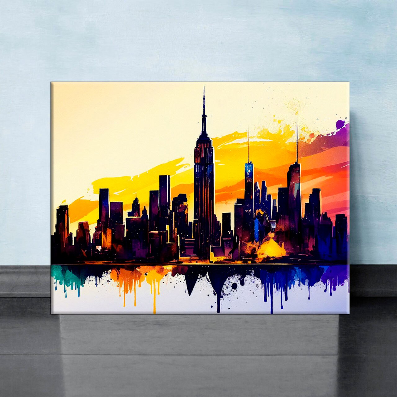 Tableau art décoratif mural – New York City vu de Manhattan tableau art décoratif mural new york city vu de manhattan