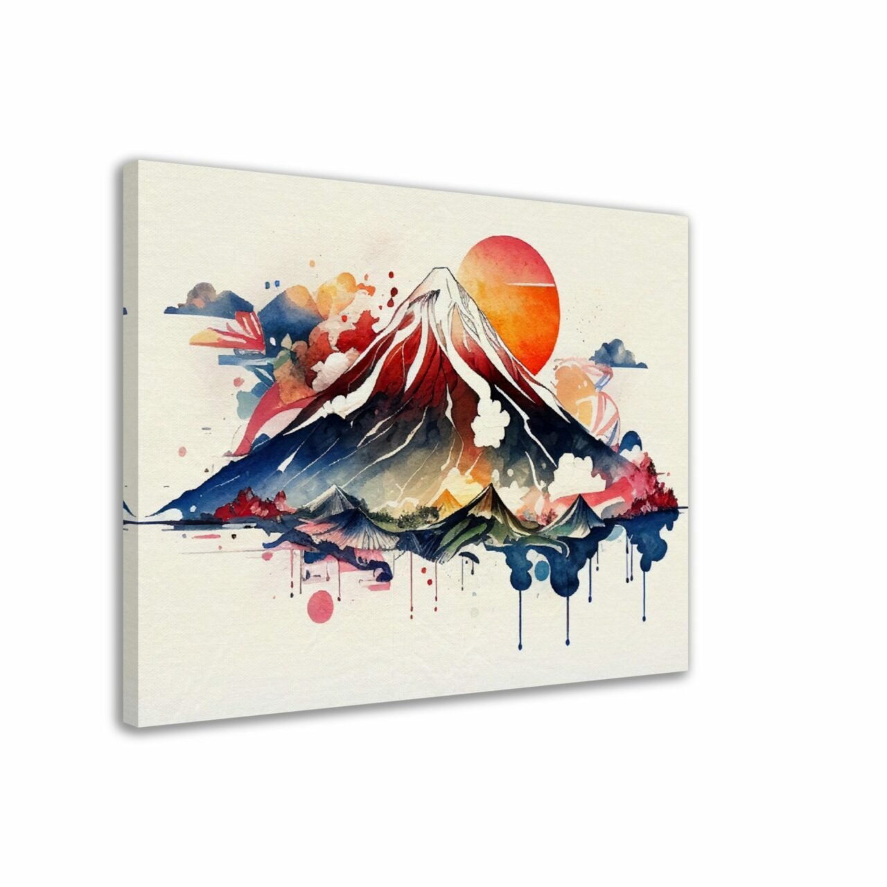 Art décoration murale – Aquarelle Mont Fuji Art décoration murale - Aquarelle Mont Fuji