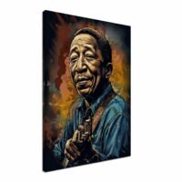 toile cadre décoratif portrait artistique de muddy waters