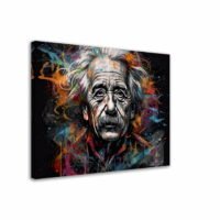 Tableau décoratif – Portrait Albert Einstein graffiti style Tableau décoratif - Portrait Albert Einstein graffiti style
