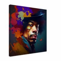 Peinture murale – Portrait artistique Jimi Hendrix peinture murale portrait artistique jimi hendrix