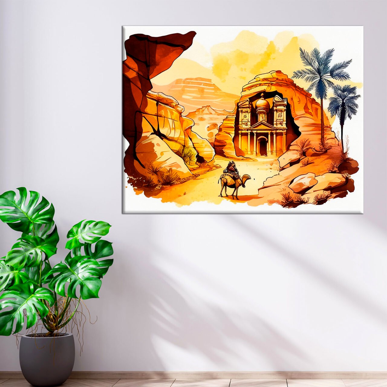 tableau art cadre imprimé splendeur de petra