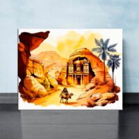 tableau art cadre imprimé splendeur de petra