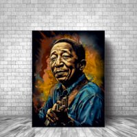 toile cadre décoratif portrait artistique de muddy waters
