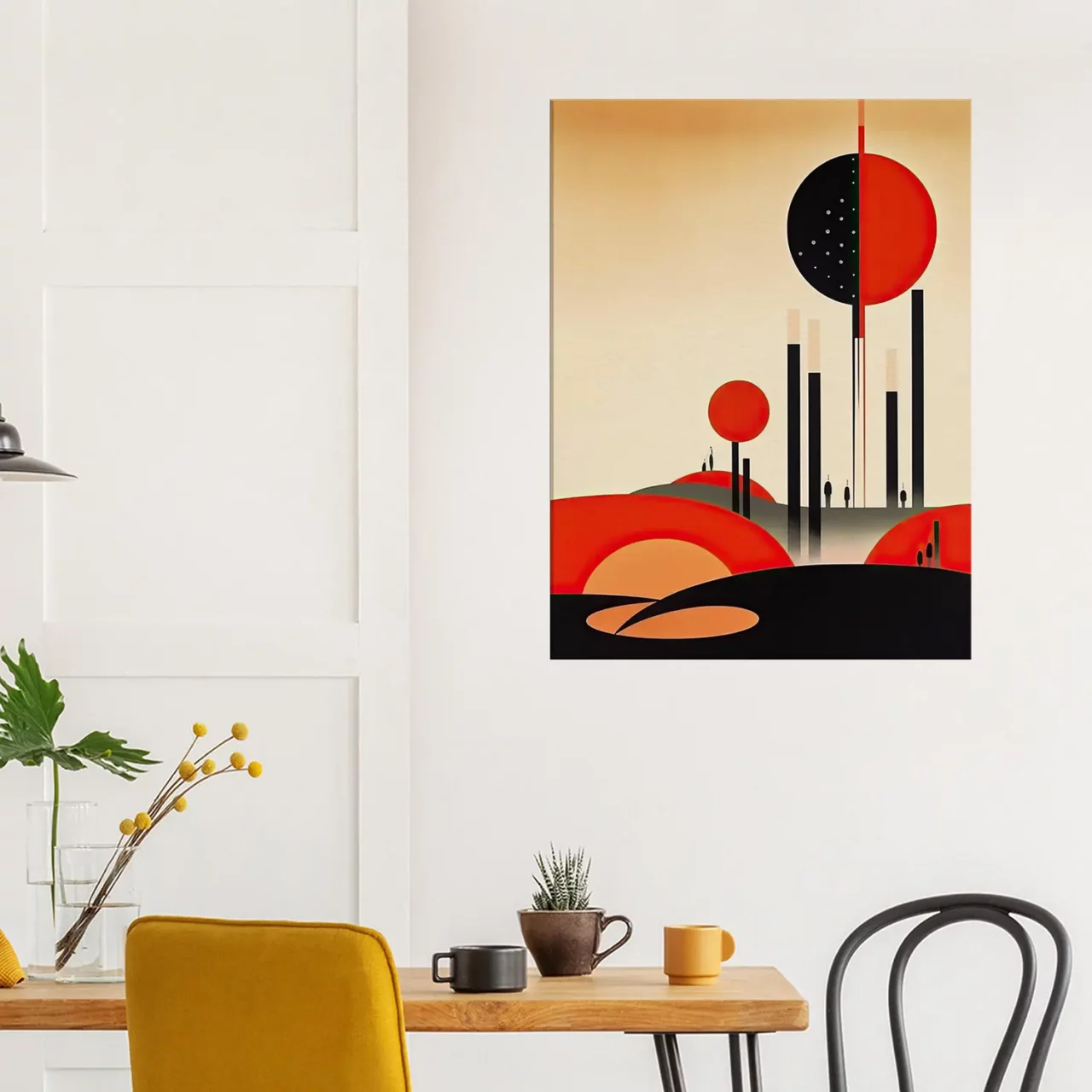 Tableau Abstrait rouge et noir Ladislav Sutnar abstrait rouge et noir ladislav sutnar
