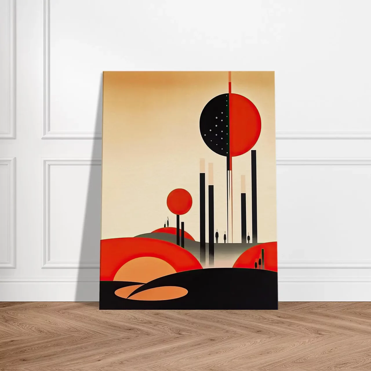 Tableau Abstrait rouge et noir Ladislav Sutnar abstrait rouge et noir ladislav sutnar