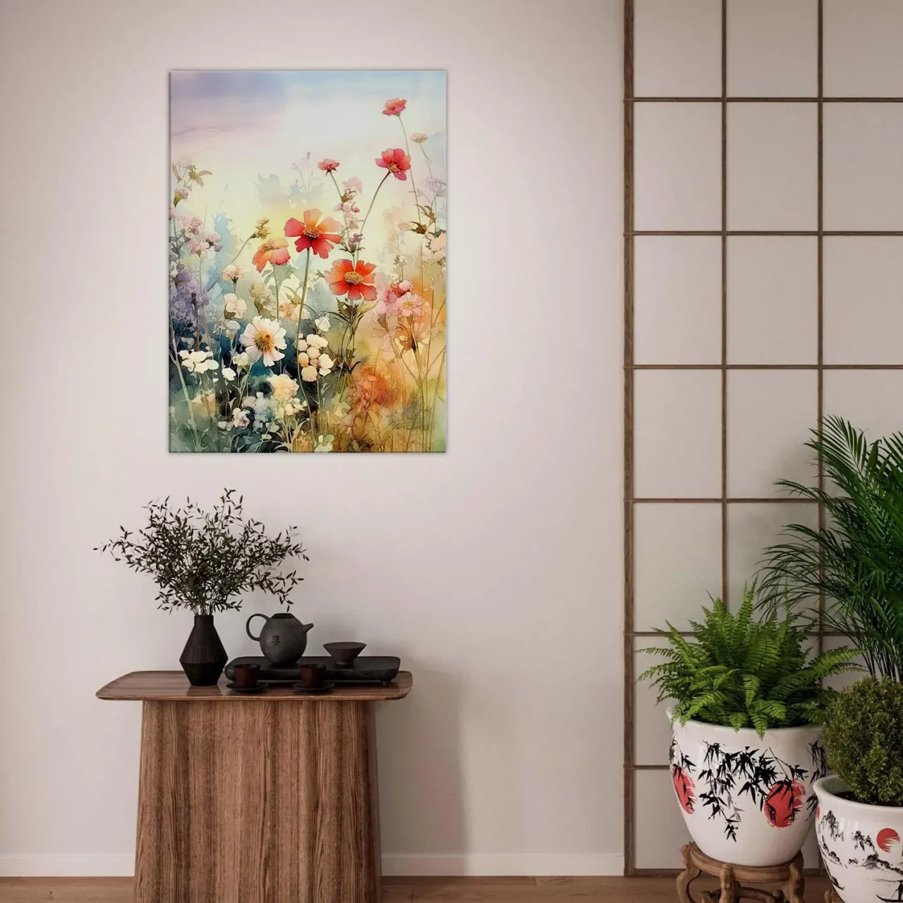 Aquarelle Fleurs sauvages des champs aquarelle fleurs sauvages des champs