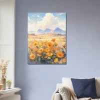 Aquarelle Tournesols et fleurs sauvages dans la prairie aquarelle tournesols et fleurs sauvages dans la prairie
