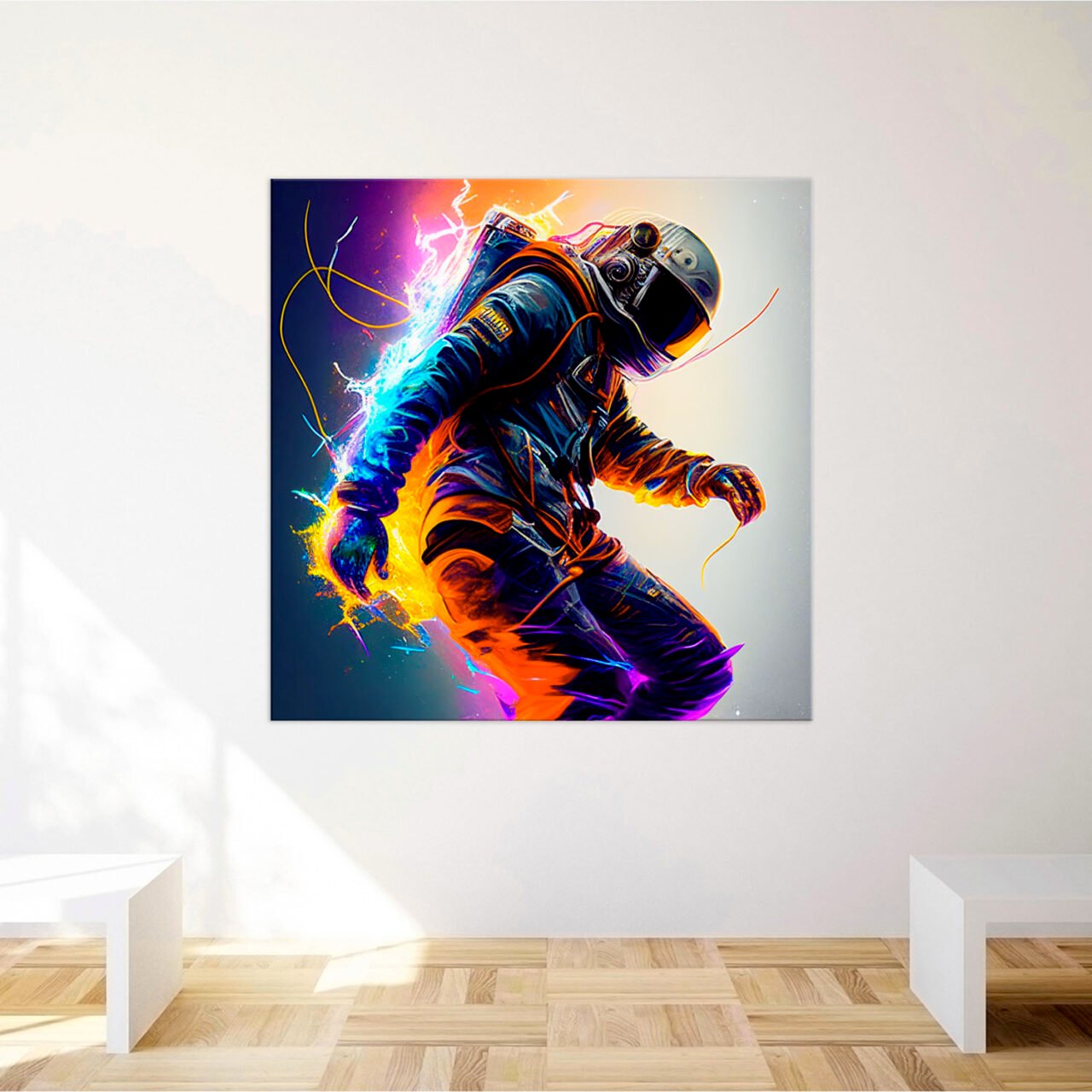 Cadre déco : Astronaute électrique cadre déco : astronaute électrique