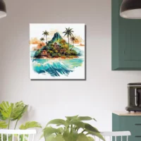 Cadre Hawai Paysage tropical Ile du pacifique hawai paysage tropical ile du pacifique