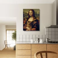 Mona Lisa tenant un chat dans ses bras mona lisa tenant un chat dans ses bras