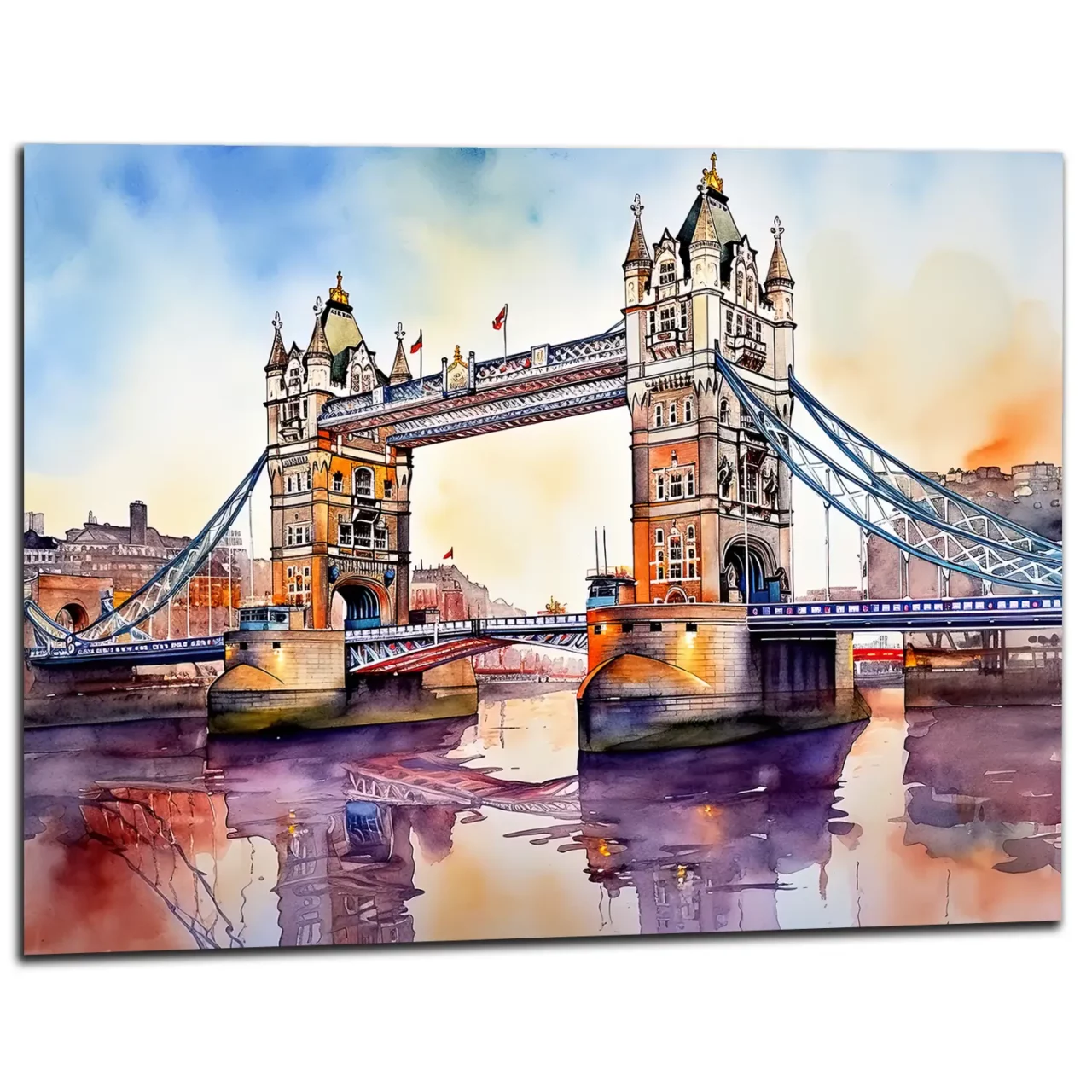 aquarelle pont de londres
