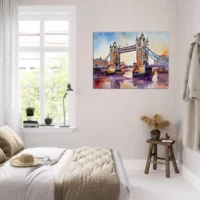 aquarelle pont de londres