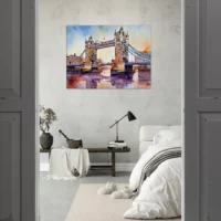 aquarelle pont de londres
