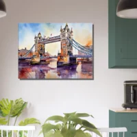 aquarelle pont de londres