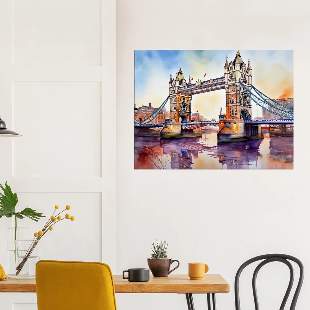 aquarelle pont de londres