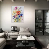 Fleurs des Champs – Tableau Aquarelle fleurs des champs aquarelle
