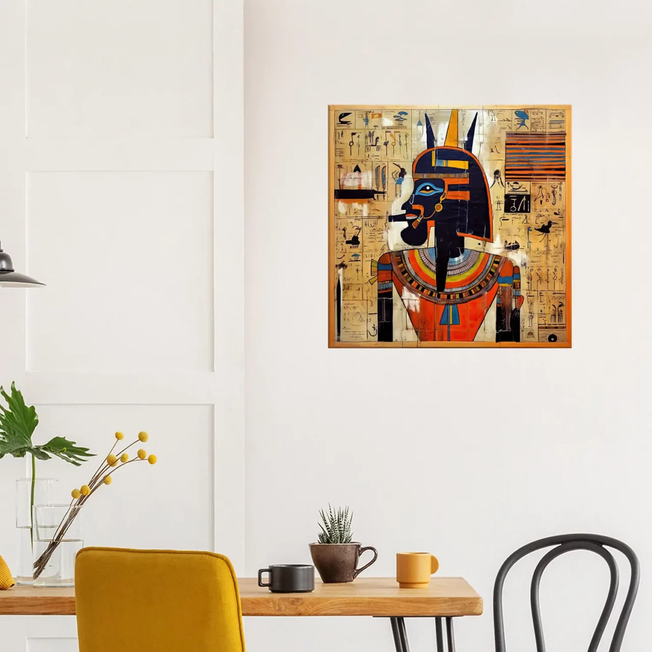 papyrus egyptien amon ra et basquiat