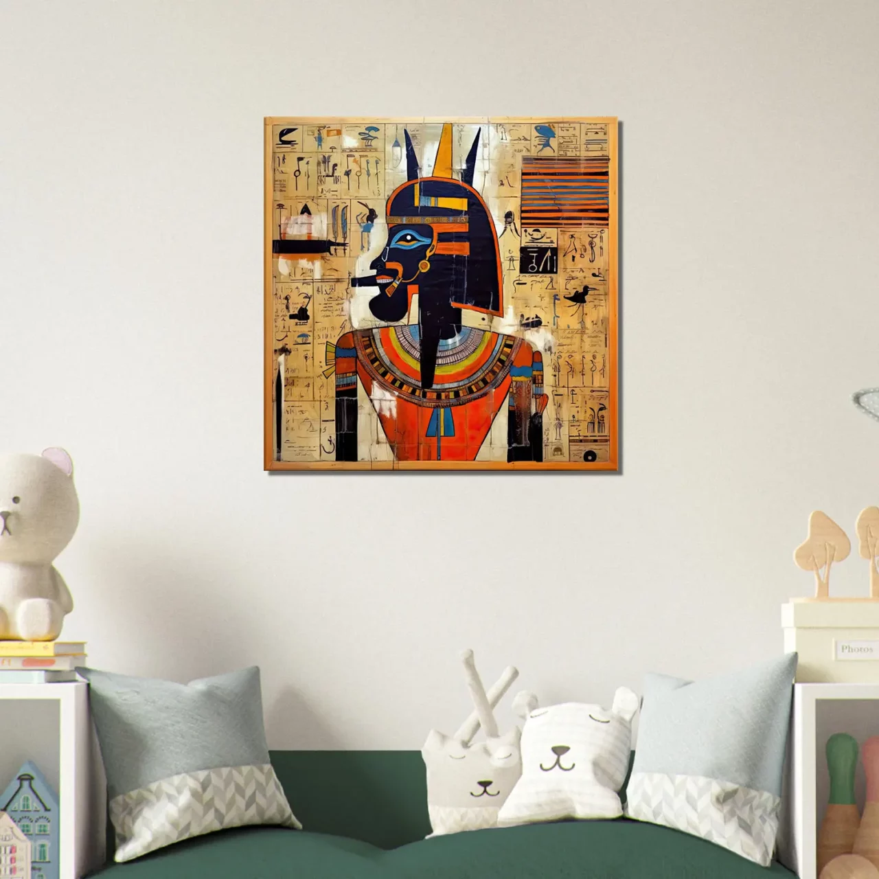 papyrus egyptien amon ra et basquiat