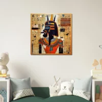 papyrus egyptien amon ra et basquiat