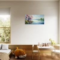 Peinture Beauté du lac style Monet peinture beauté du lac style monet