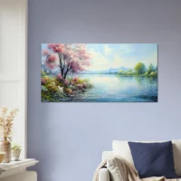 Peinture Beauté du lac style Monet peinture beauté du lac style monet