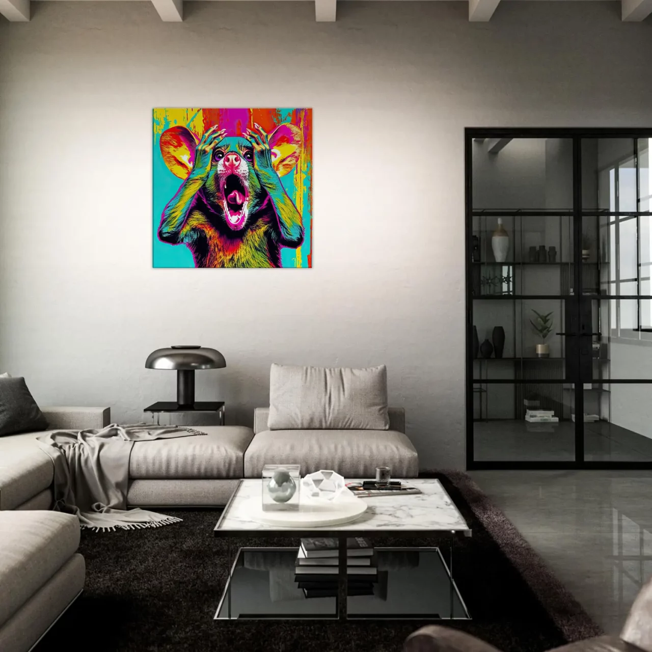 pop art animal humour