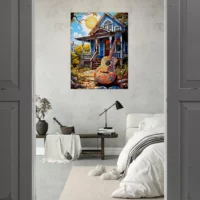 ambiance tex mex et guitare colorée
