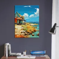 Tableau Cabane de pêcheur sur l’ile d’Oléron cabane de pêcheur sur l'ile d'oléron