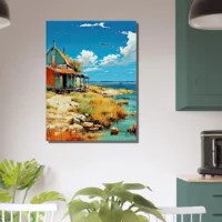 Tableau Cabane de pêcheur sur l’ile d’Oléron cabane de pêcheur sur l'ile d'oléron