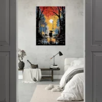 paris et son romantisme au coucher do soleil