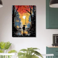 paris et son romantisme au coucher do soleil