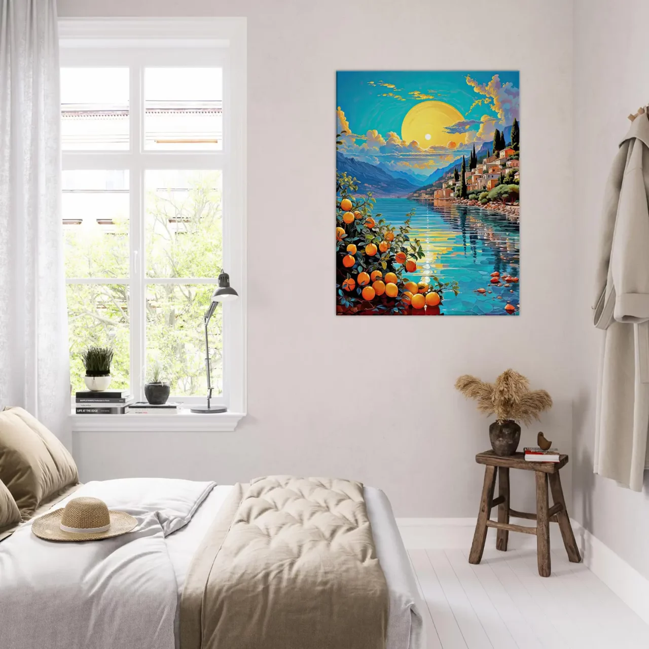 paysage de menton et ses citrons