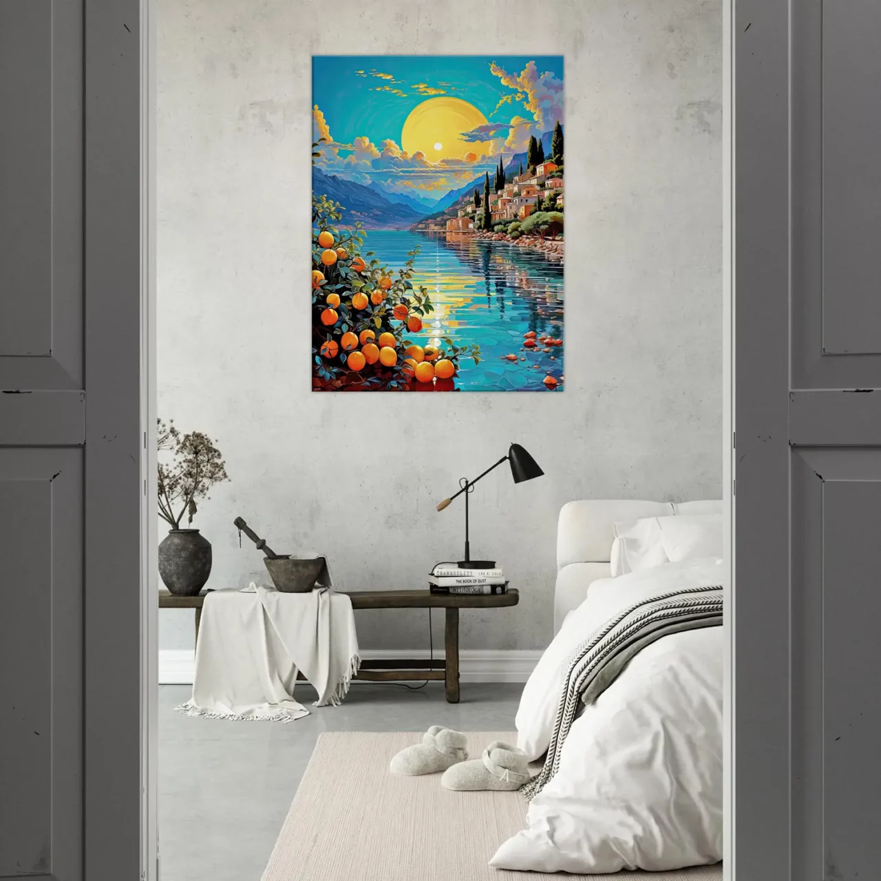 paysage de menton et ses citrons