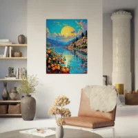 paysage de menton et ses citrons