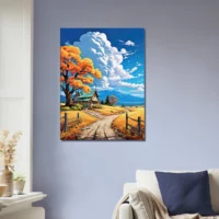 petite maison de campagne tranquille