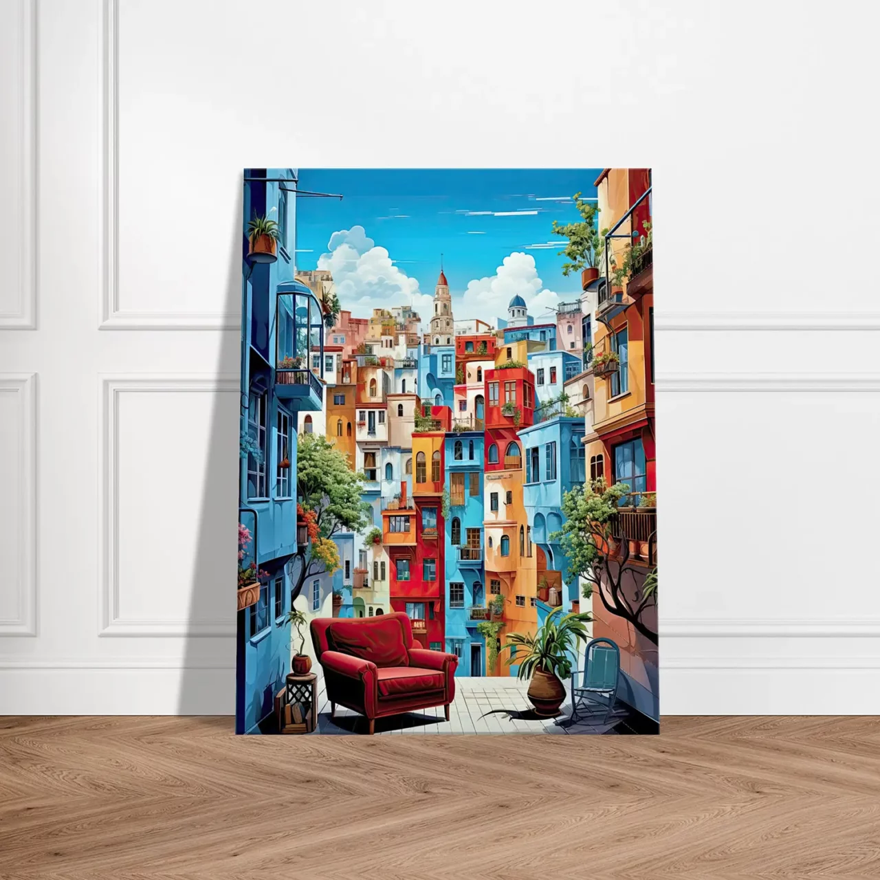 Cadre de Barcelone, ville colorée et ensoleillée barcelone, ville colorée et ensoleillée