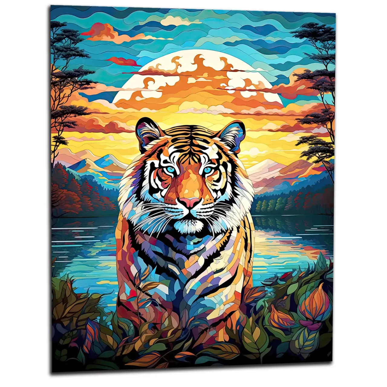 Cadre mural Gardien mystique Tigre au crépuscule gardien mystique tigre au crépuscule
