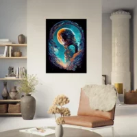 la cosmonaute au hublot