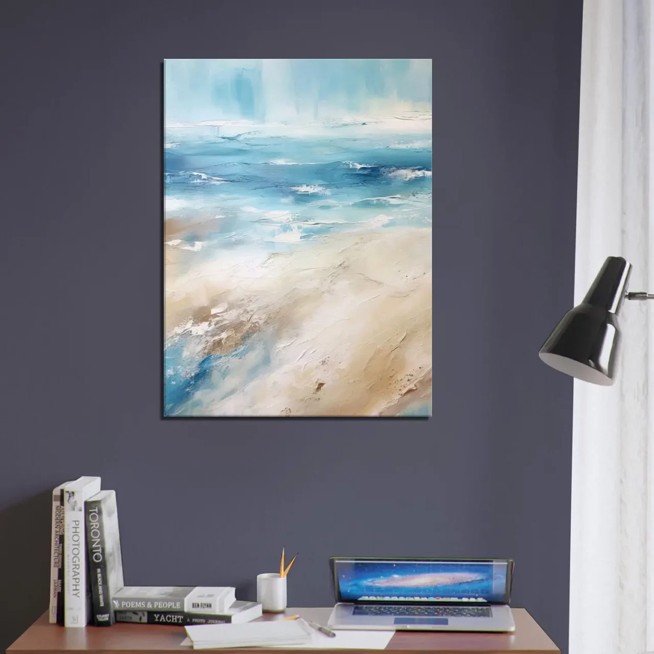 Sable et Ocean Tableau mural Art Abstrait sable et ocean art abstrait