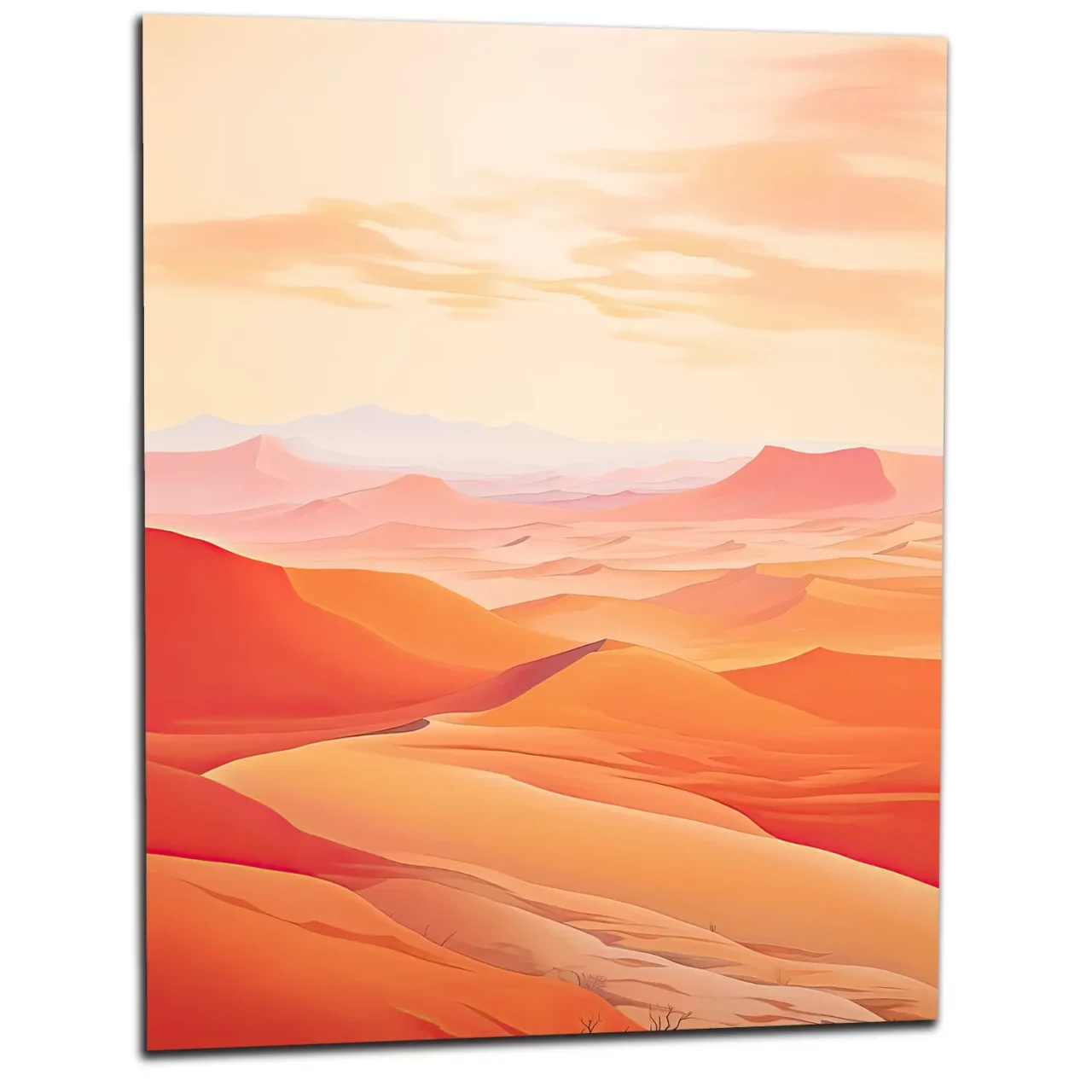 Cadre déco Sable rouge des dunes du Sahara sable rouge des dunes du sahara
