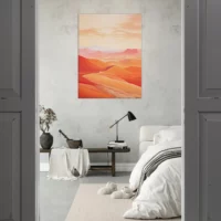 Cadre déco Sable rouge des dunes du Sahara sable rouge des dunes du sahara