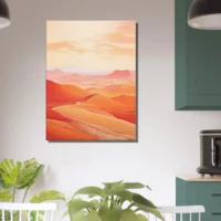 Cadre déco Sable rouge des dunes du Sahara sable rouge des dunes du sahara