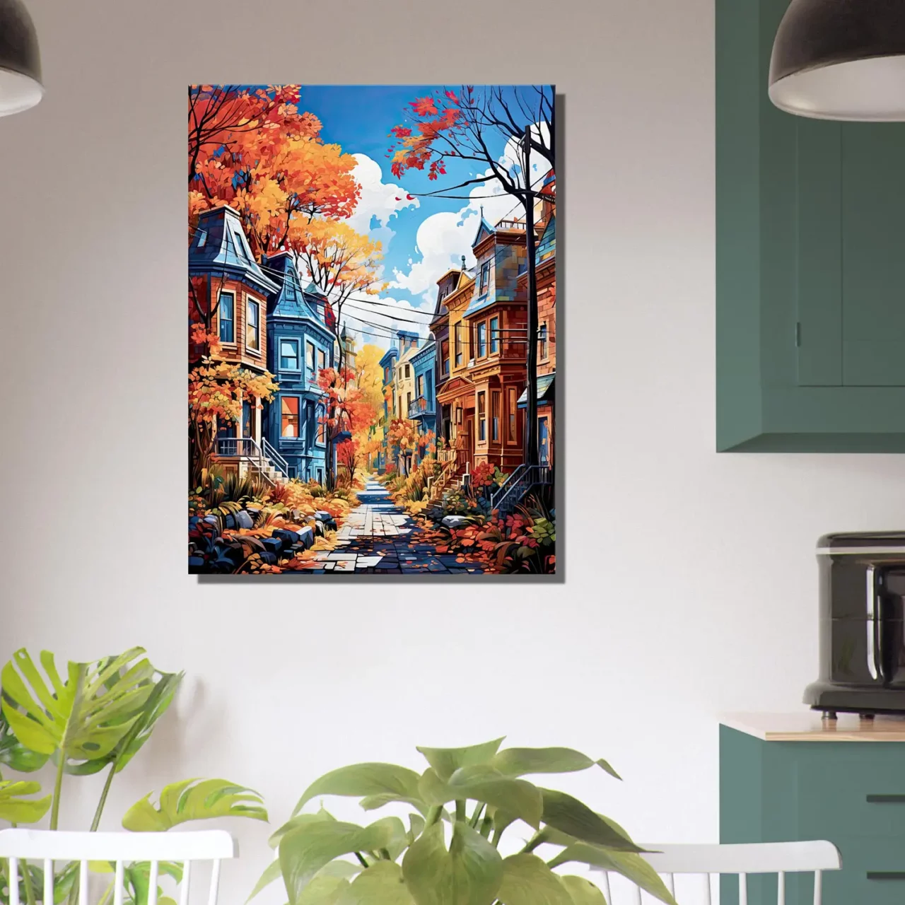 Tableau Automne en Ville : La Magie de Montréal automne en ville : la magie de montréal