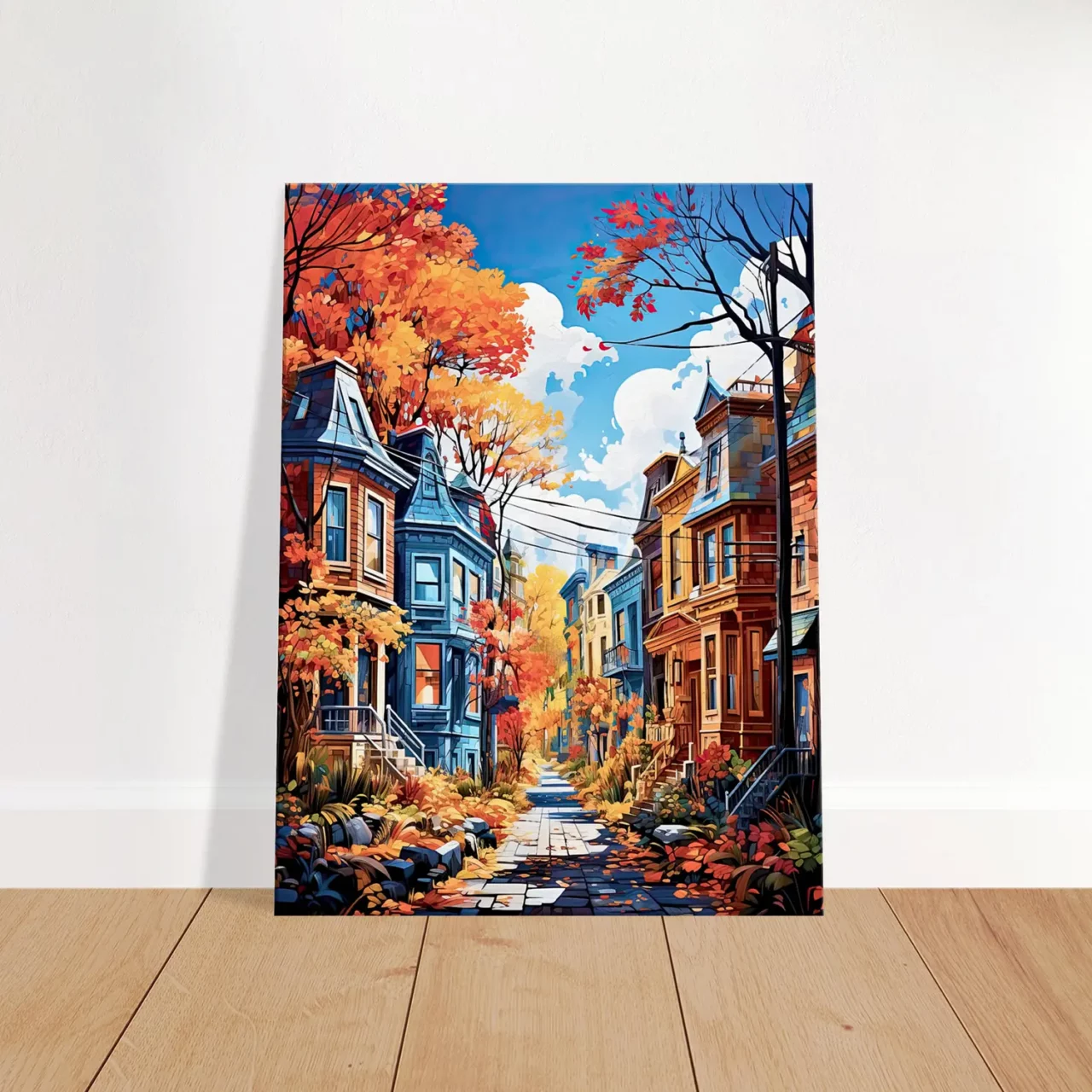 Tableau Automne en Ville : La Magie de Montréal automne en ville : la magie de montréal
