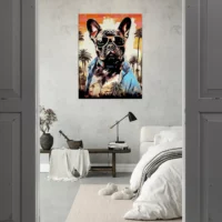 Cadre Bouledogue Français cool à Los Angeles bouledogue français cool à los angeles