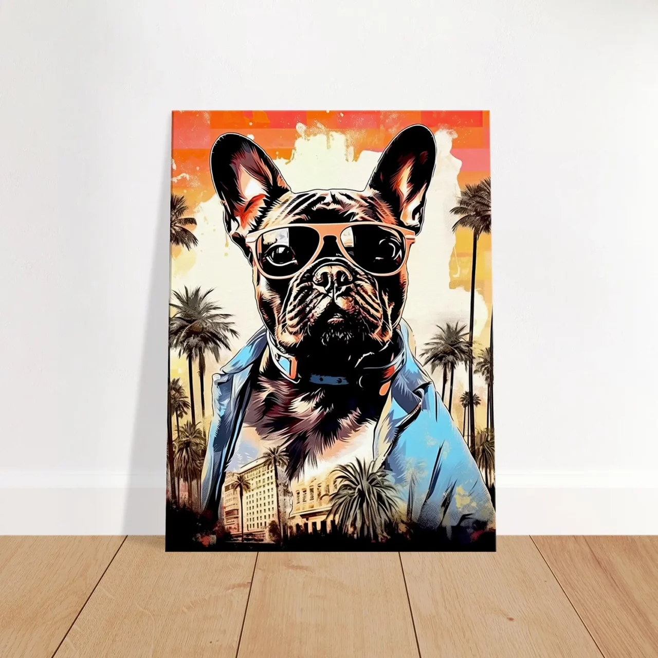 Cadre Bouledogue Français cool à Los Angeles bouledogue français cool à los angeles