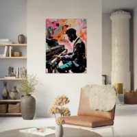 harmonie en couleur : un pianiste et son art