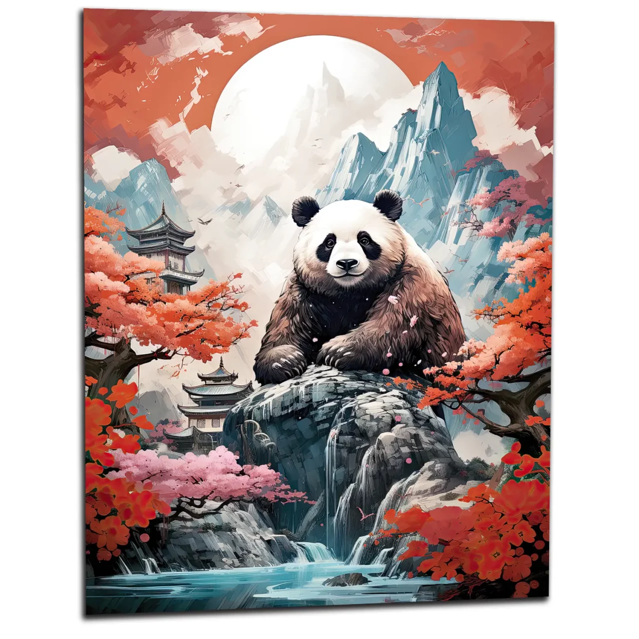 Cadre Harmonie Impériale Le Panda Majestueux harmonie impériale le panda majestueux